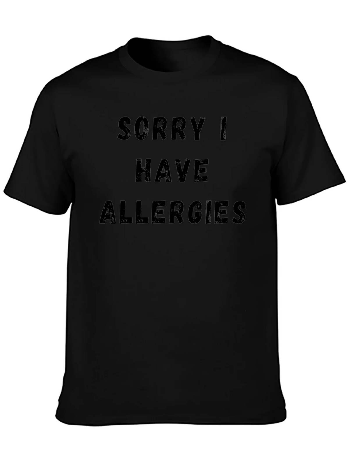 Funny Allergy T-Shirt - Novelty Graphic Tee