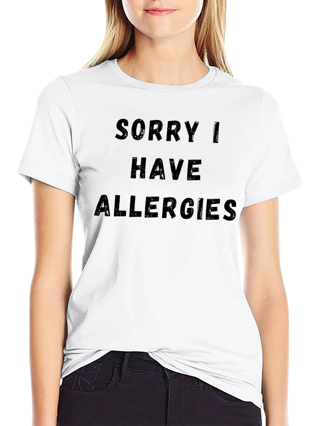 Funny Allergy T-Shirt - Novelty Graphic Tee