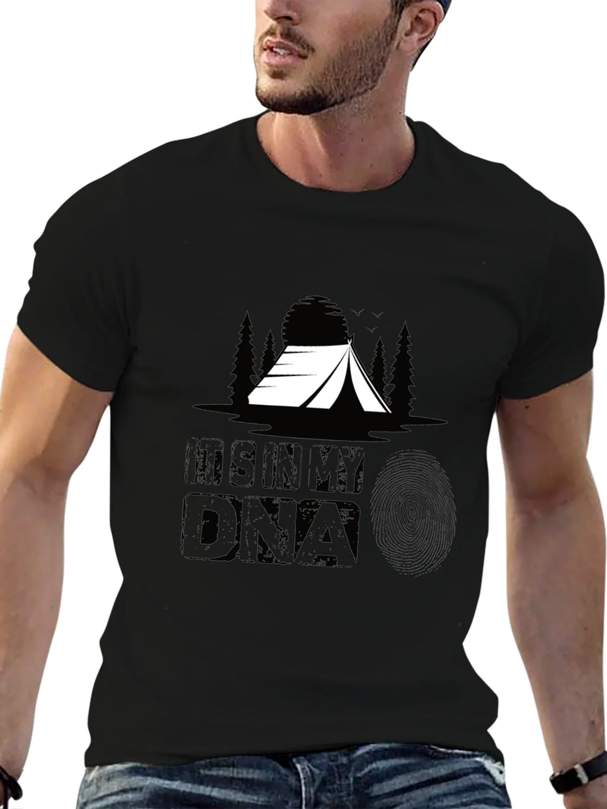 Camping DNA Graphic T-Shirt