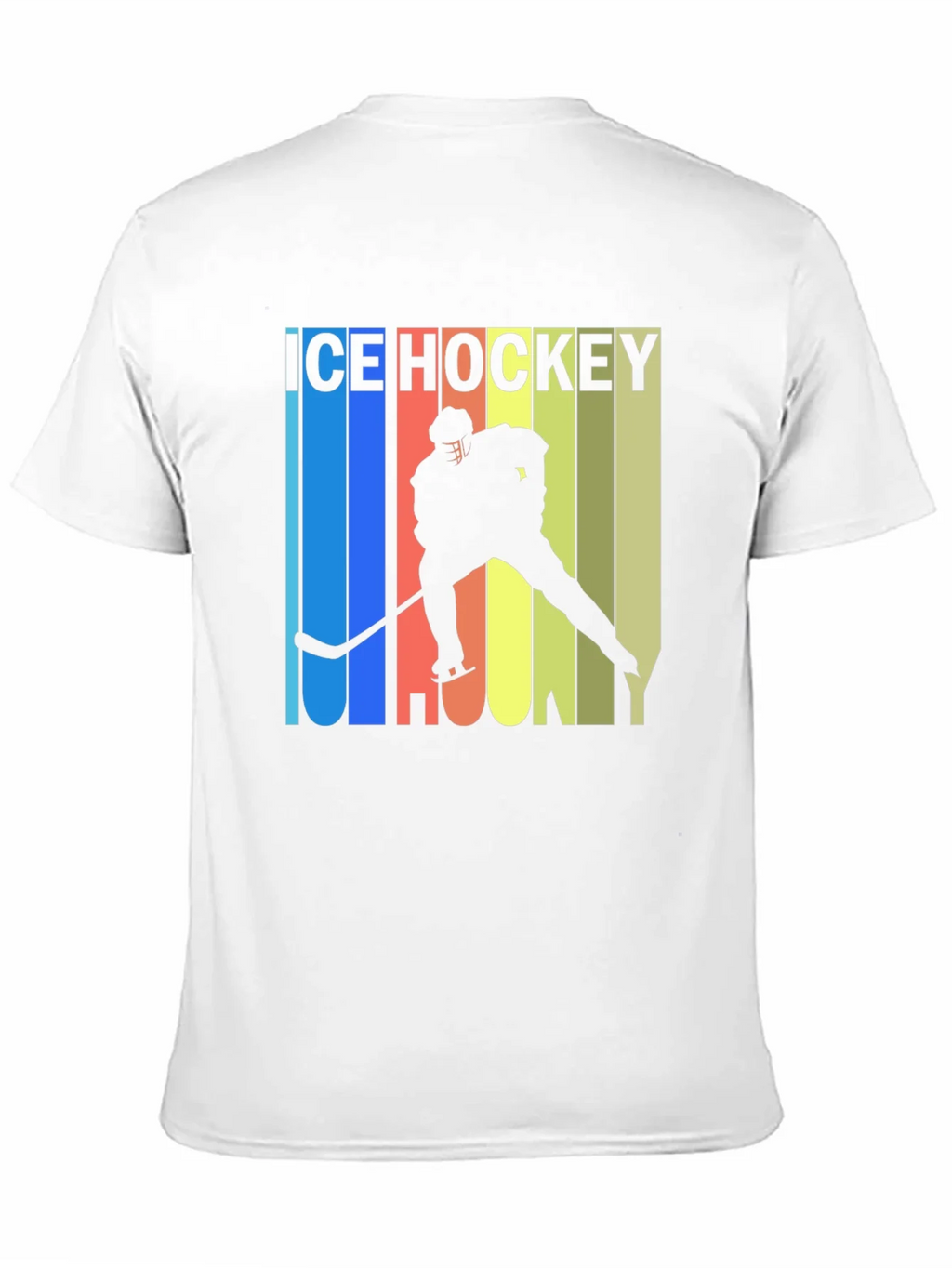 Ice Hockey Retro Style Graphic T-Shirt