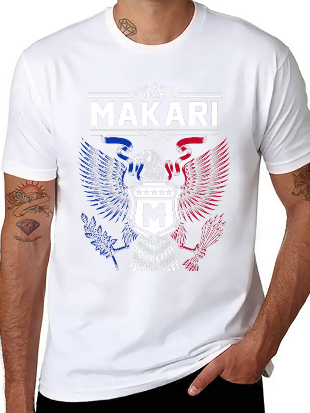 Team Makari Patriotic Eagle T-Shirt