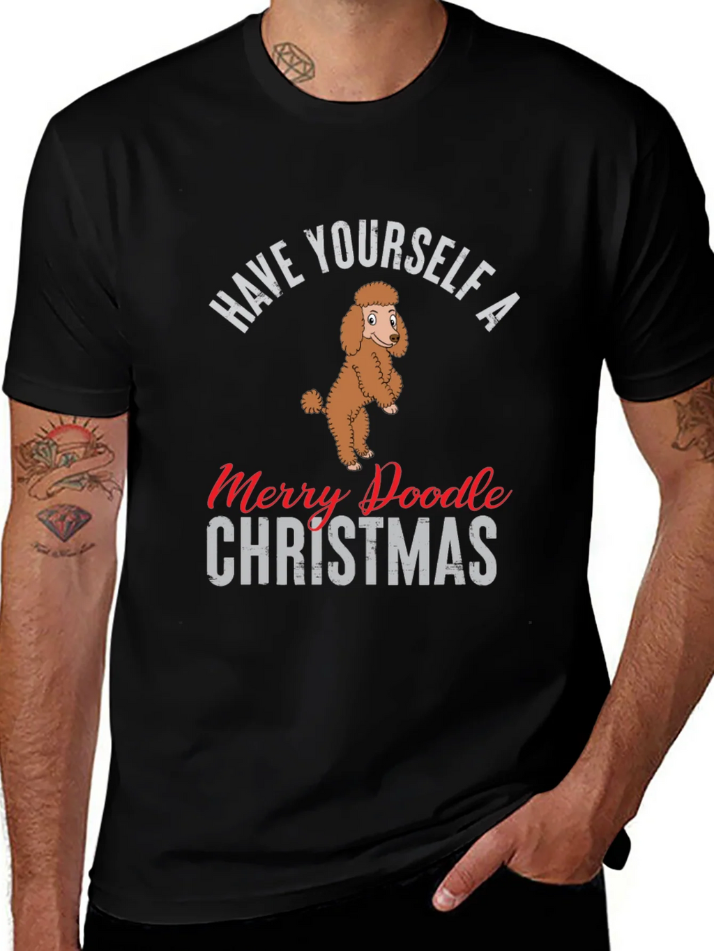 Merry Doodle Christmas T-Shirt