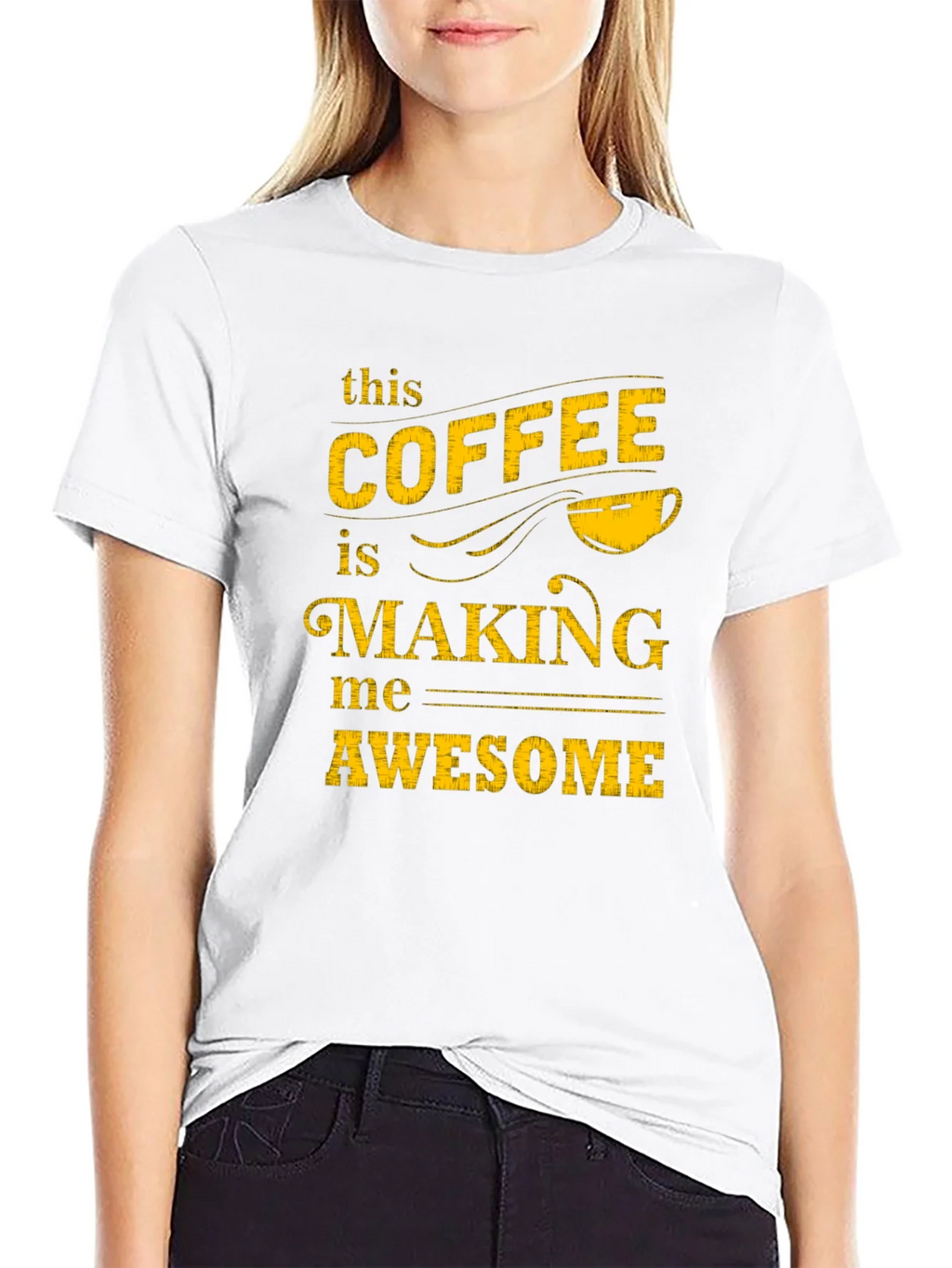 Coffee Making Me Awesome Graphic Tee