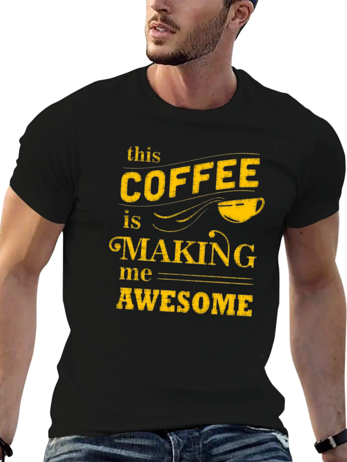 Coffee Making Me Awesome Graphic Tee
