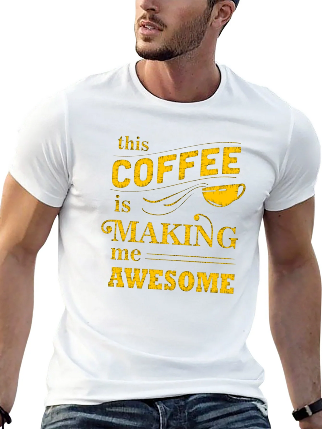 Coffee Making Me Awesome Graphic Tee