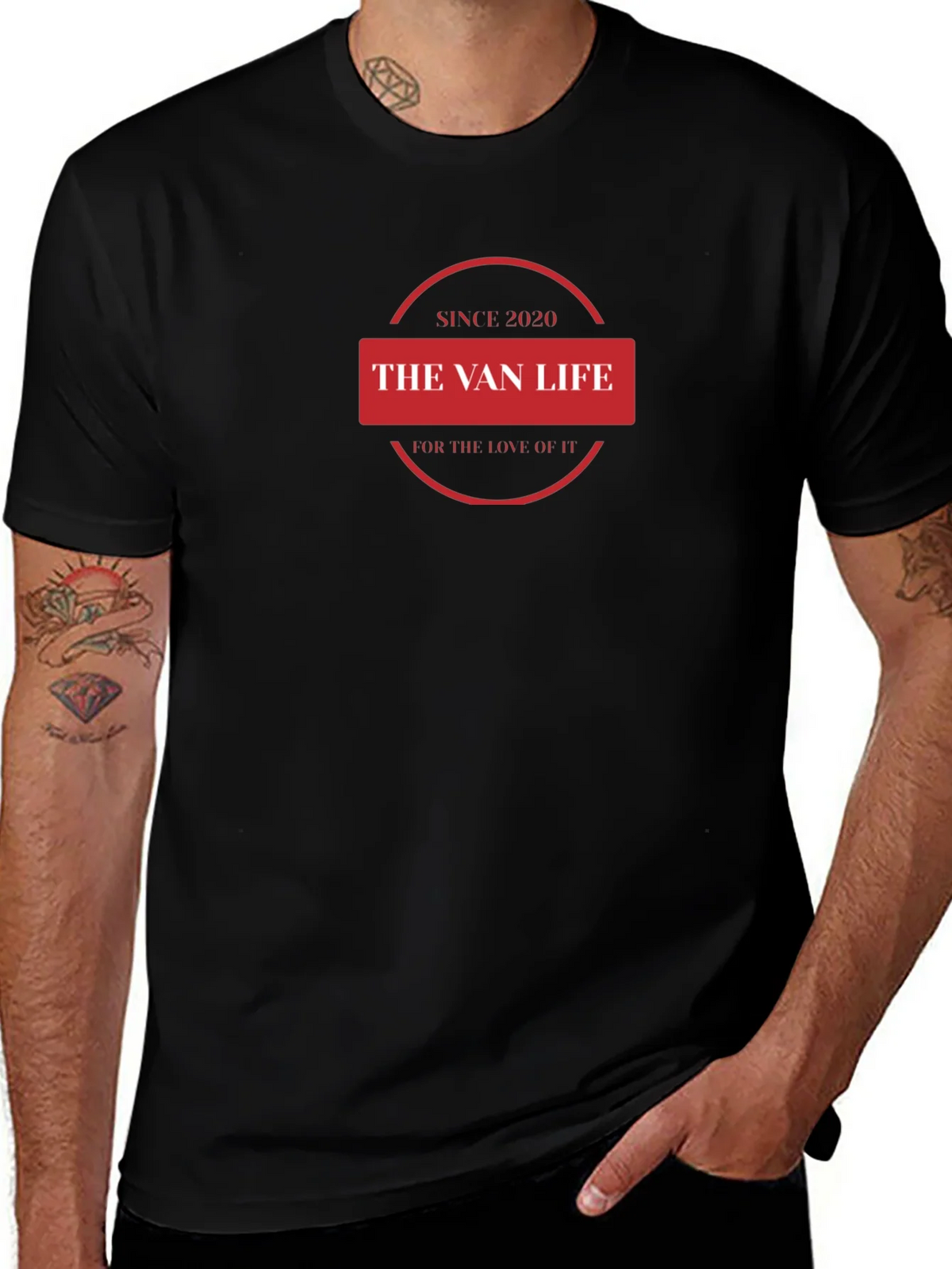 The Van Life Since 2020 Black T-Shirt