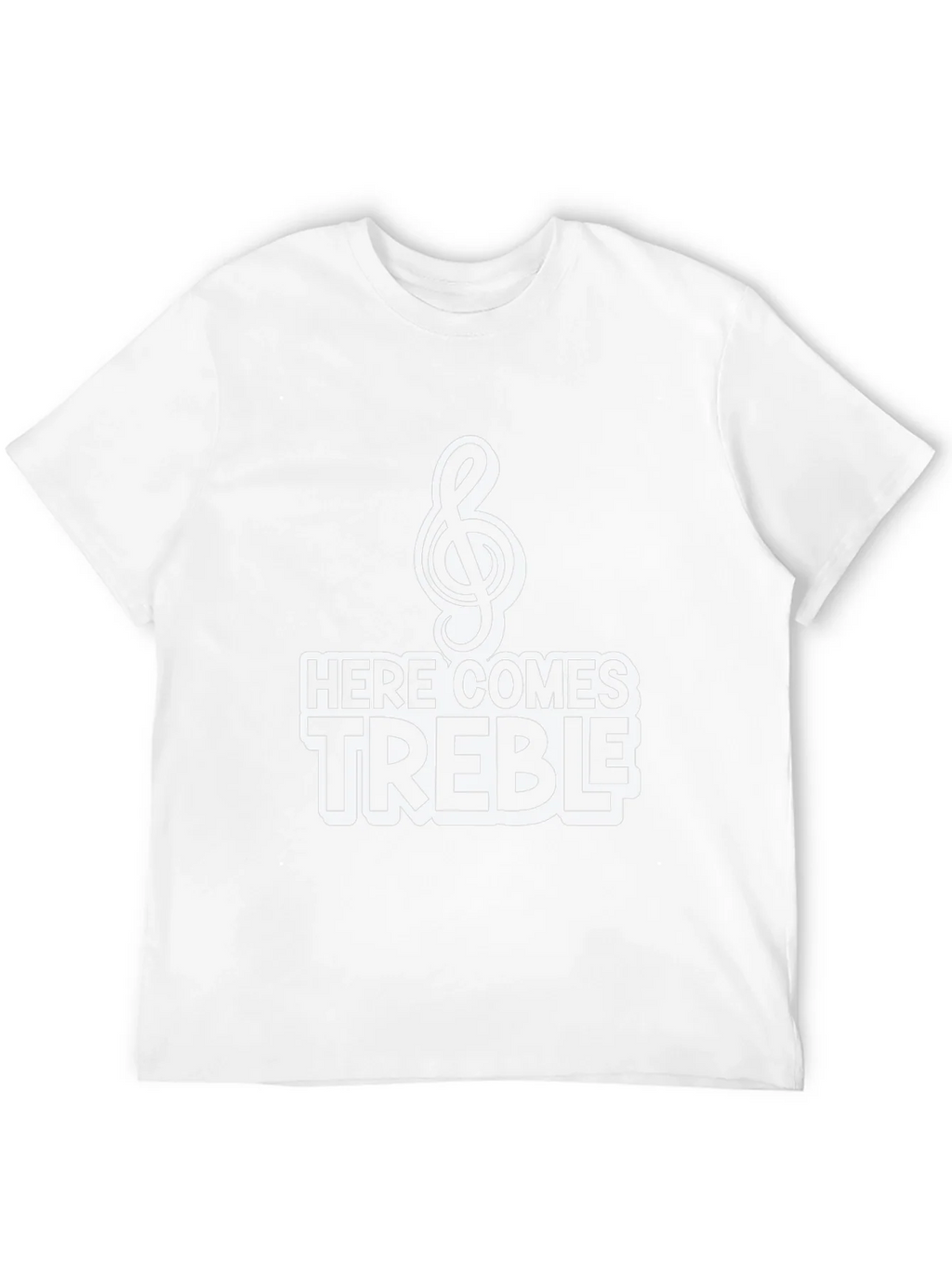 Here Comes Treble Black Graphic Tee