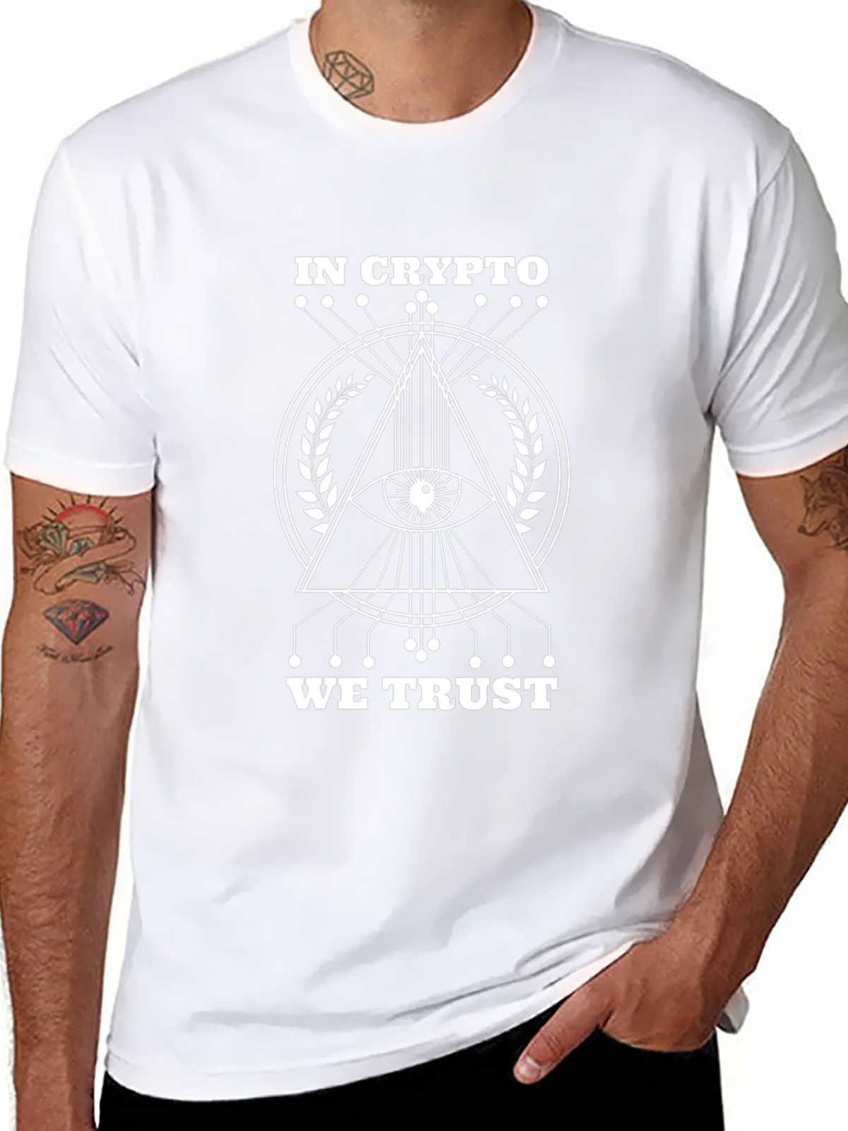 In Crypto We Trust Graphic Tee - Black