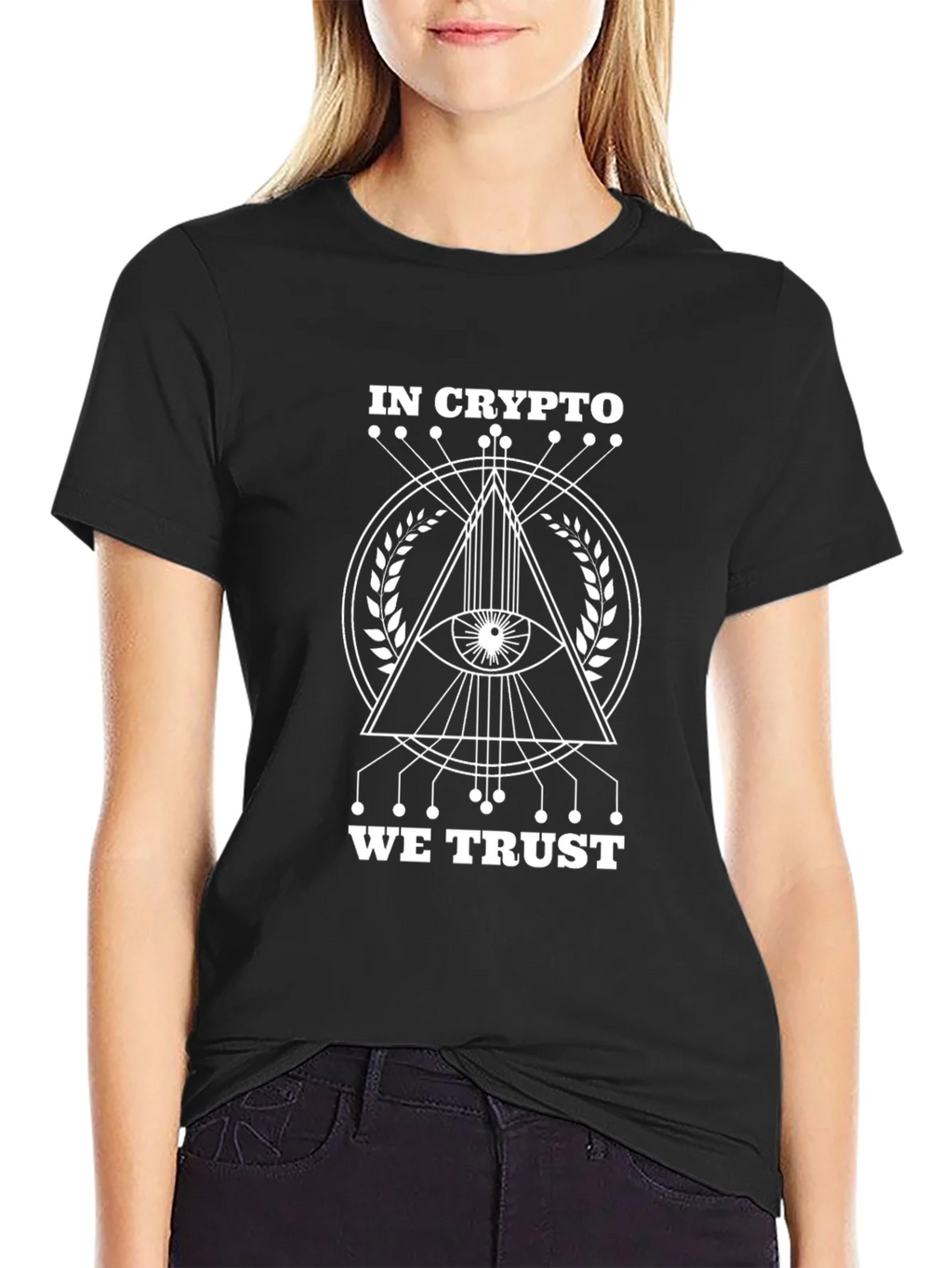 In Crypto We Trust Graphic Tee - Black
