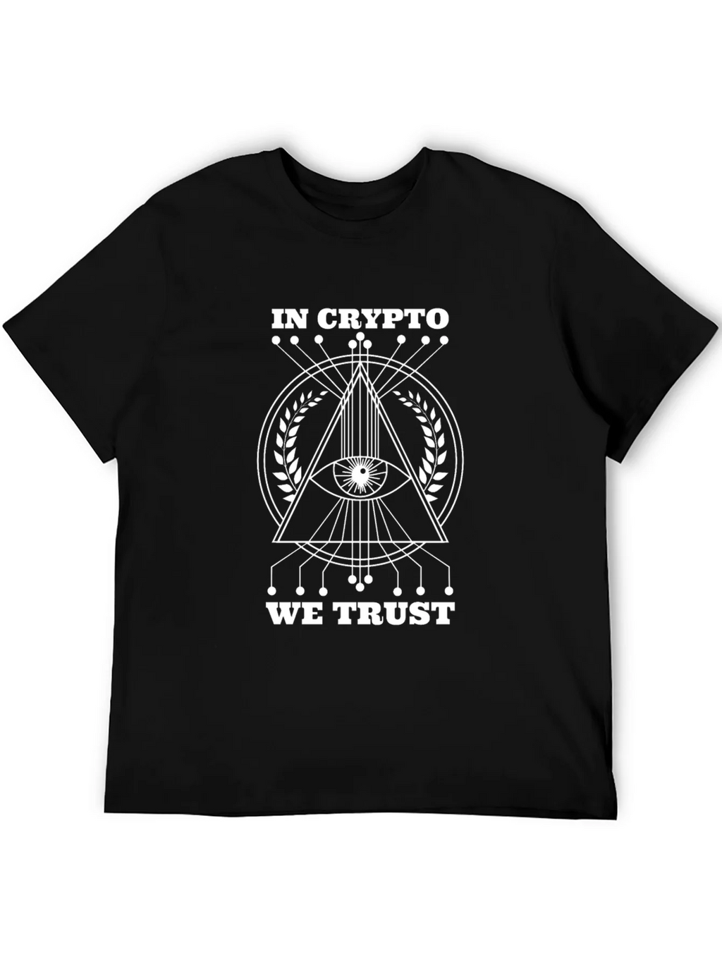 In Crypto We Trust Graphic Tee - Black