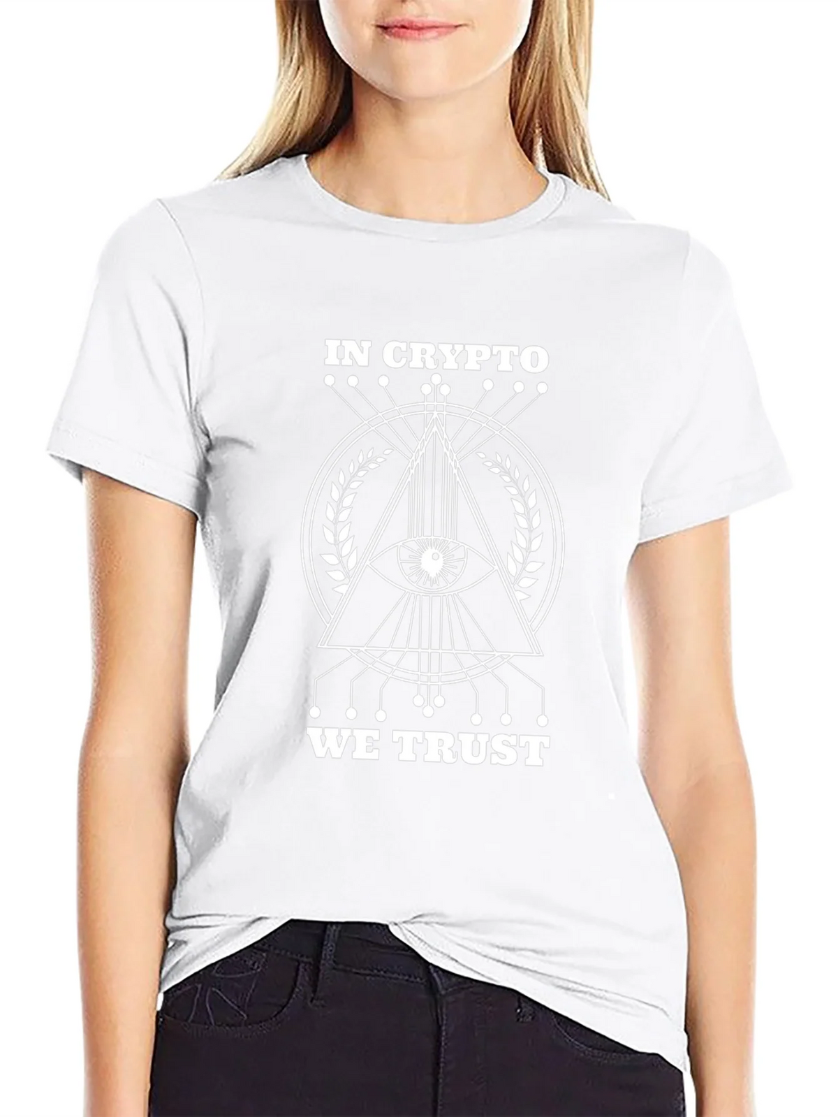 In Crypto We Trust Graphic Tee - Black