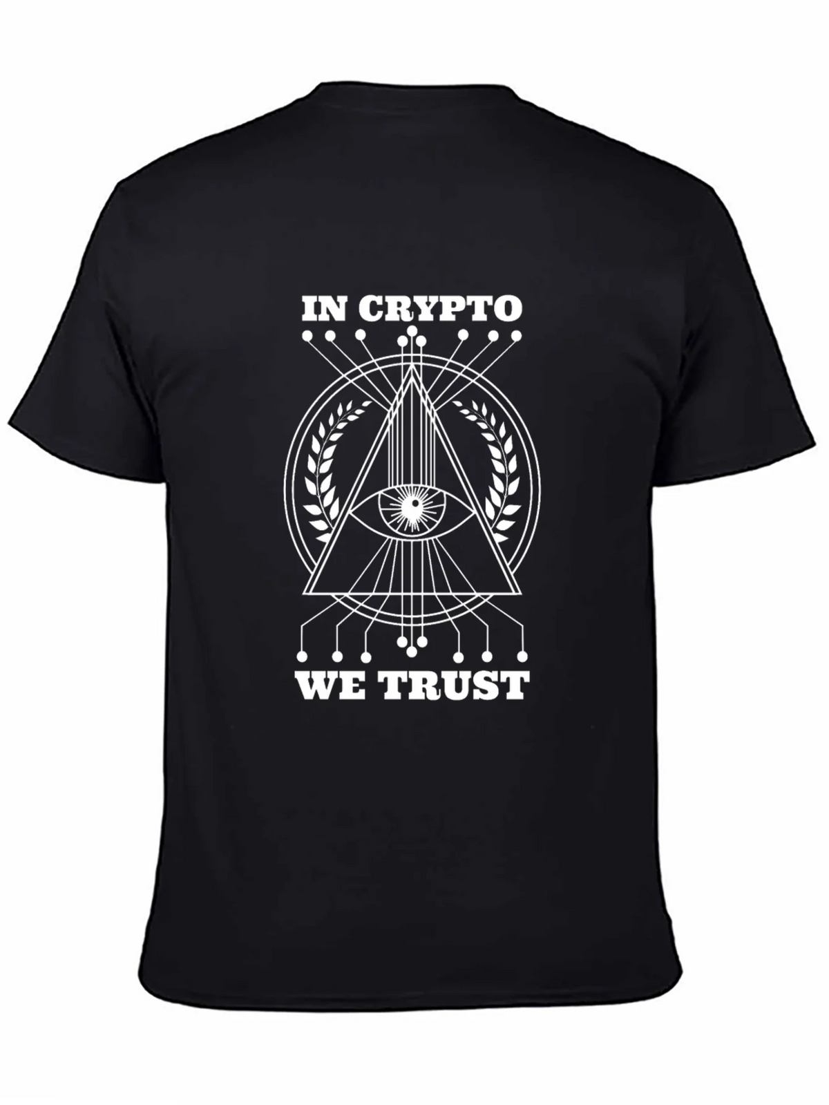 In Crypto We Trust Graphic Tee - Black