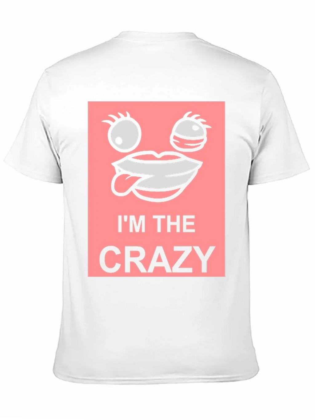 Im The Crazy Graphic Tee - Black Cotton T-Shirt