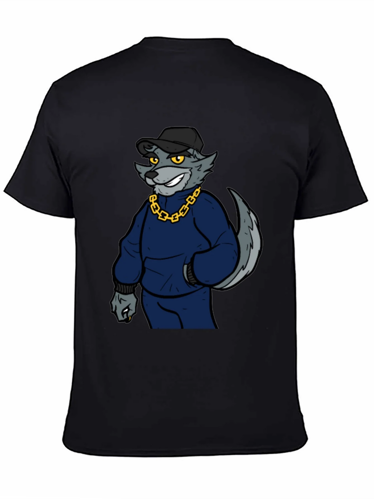 Cool Wolf Graphic Print Tee