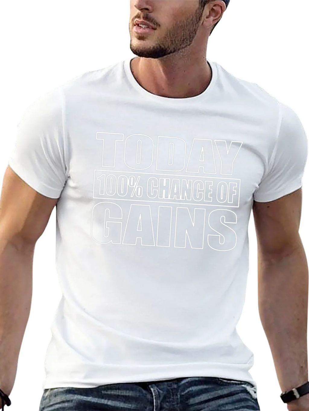 Today Gains T-Shirt - Black