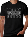Today Gains T-Shirt - Black