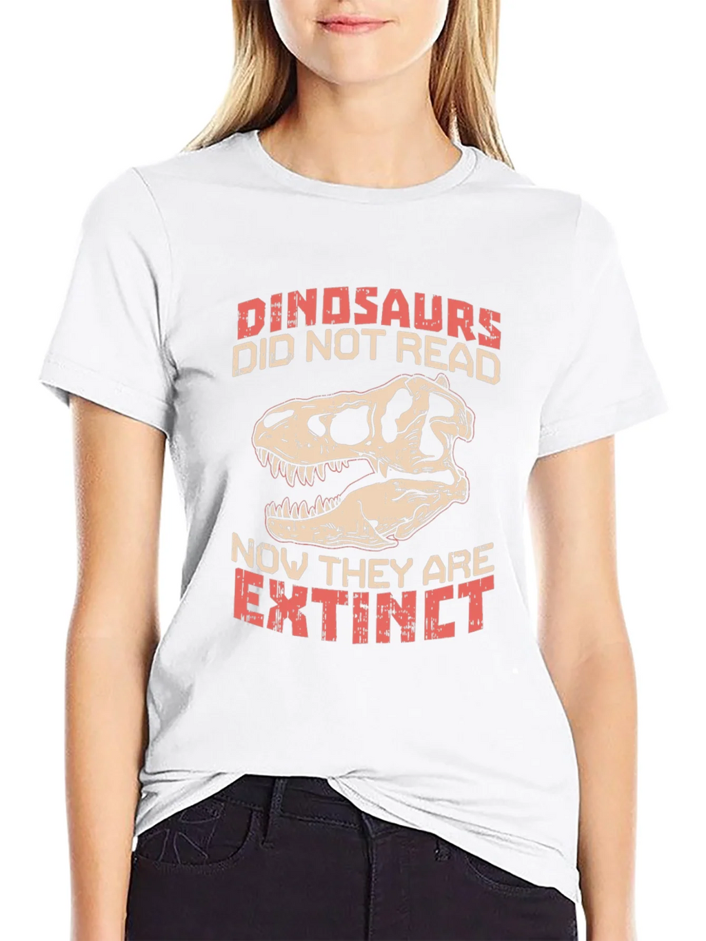 Dinosaurs Didnt Read T-Shirt
