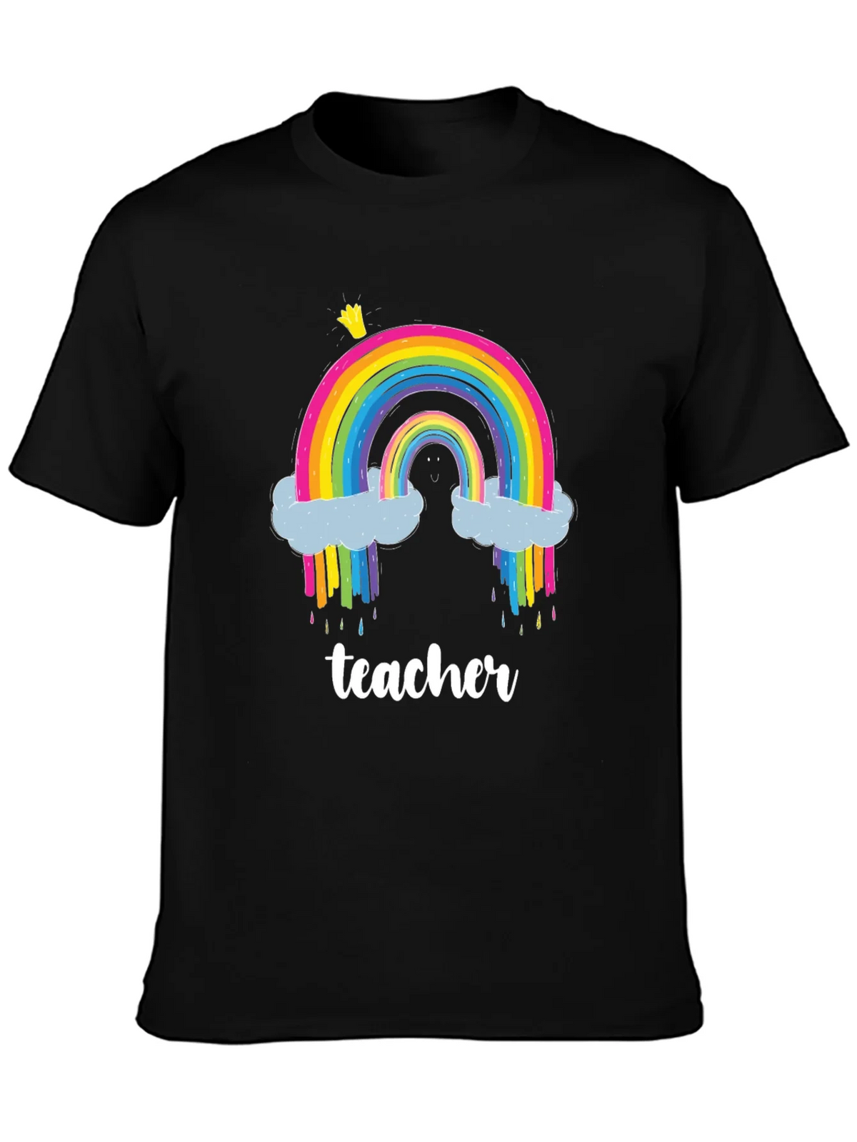 Teacher Rainbow T-Shirt - Colorful & Fun