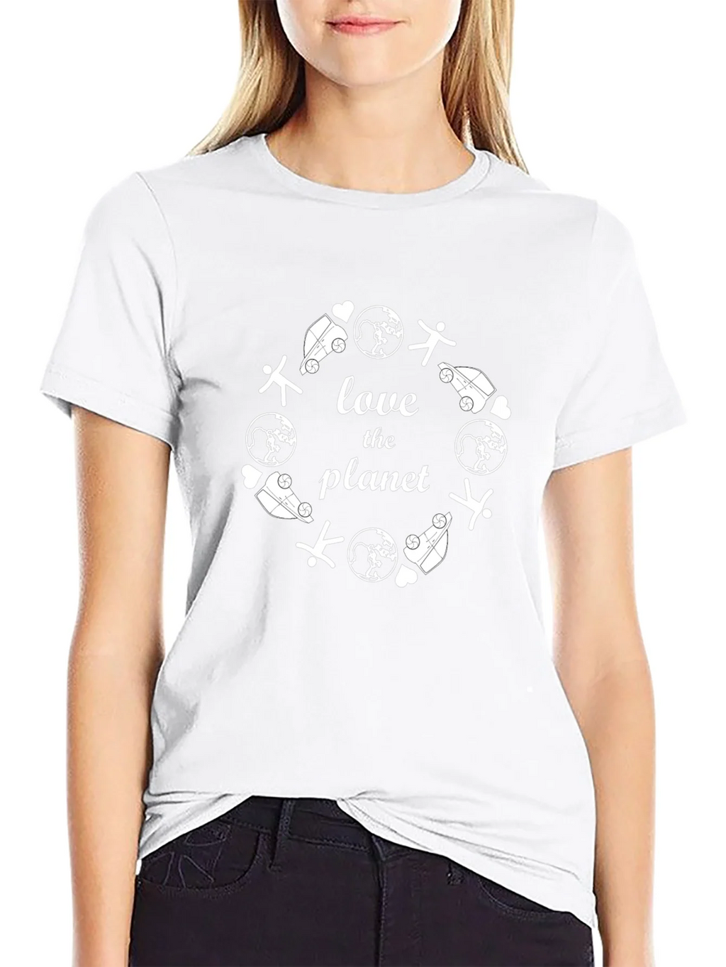 Love The Planet Graphic Tee - Eco Friendly Shirt