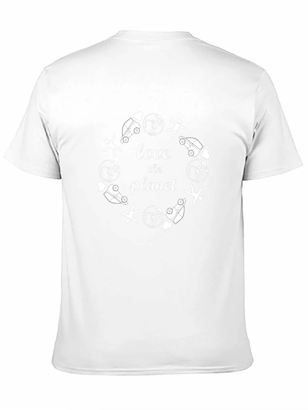 Love The Planet Graphic Tee - Eco Friendly Shirt