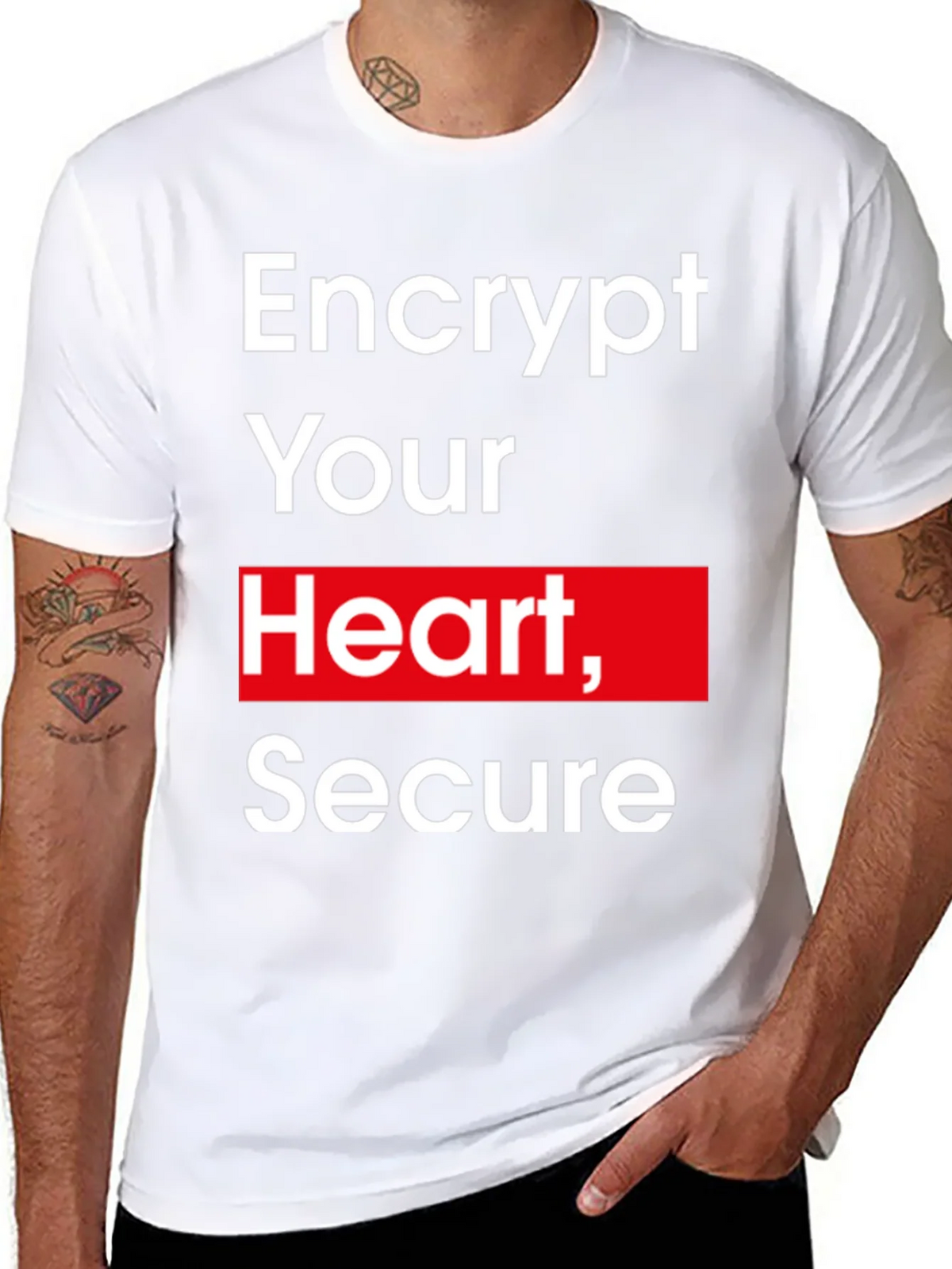 Encrypt Your Heart Graphic Tee