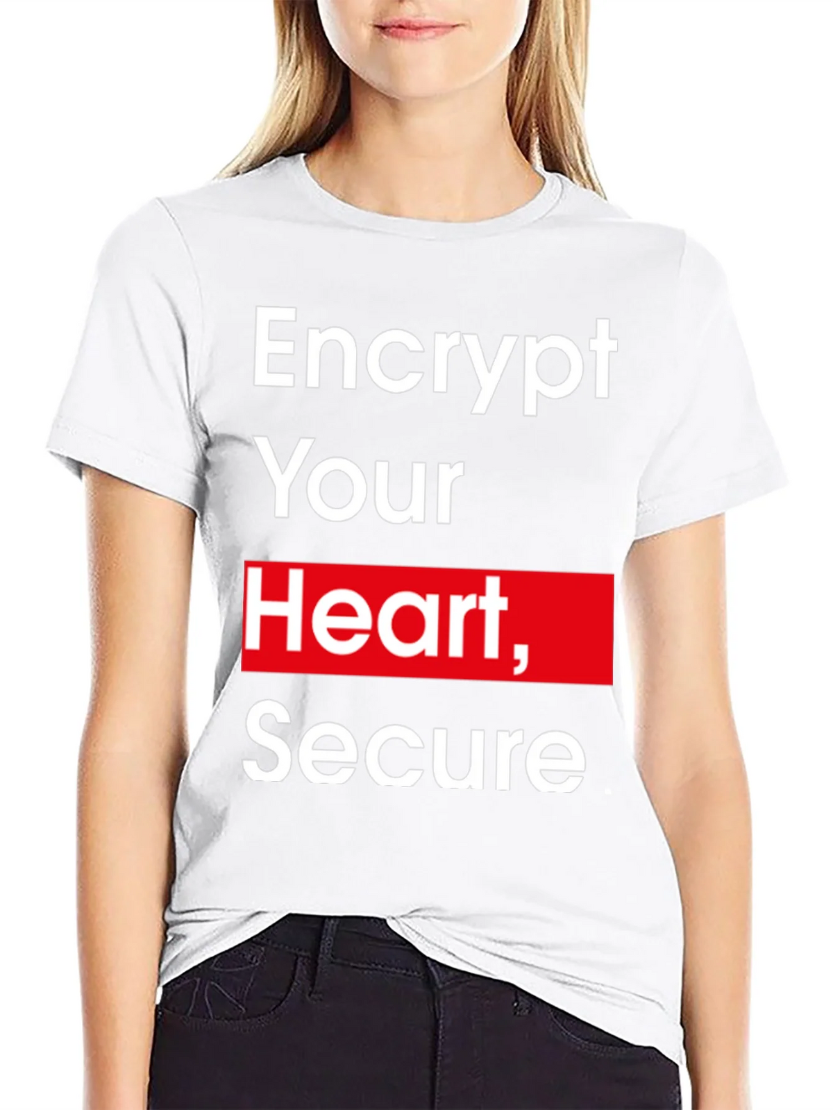 Encrypt Your Heart Graphic Tee
