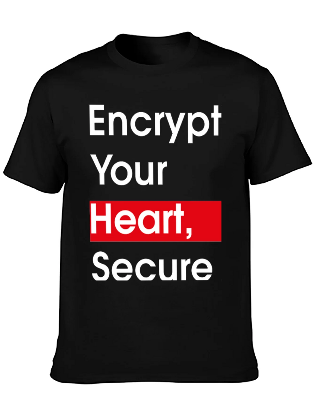 Encrypt Your Heart Graphic Tee