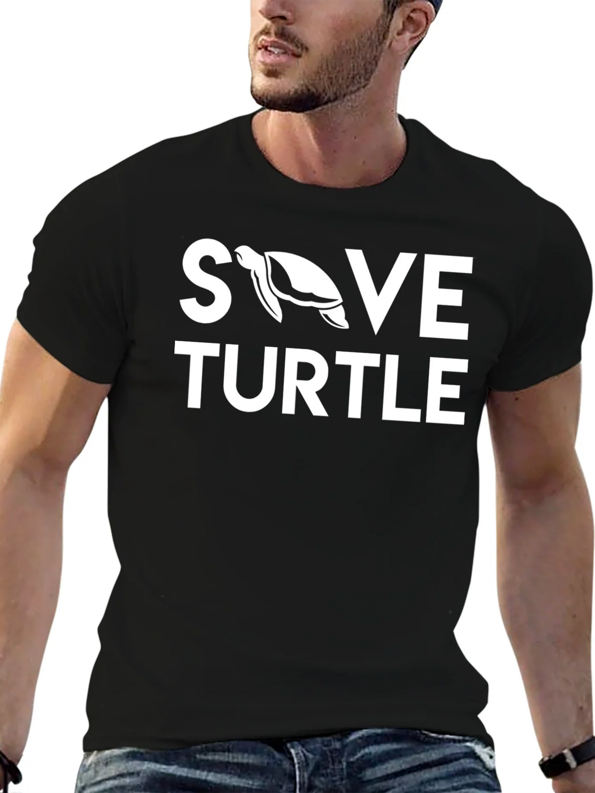 Save Turtle Graphic T-Shirt