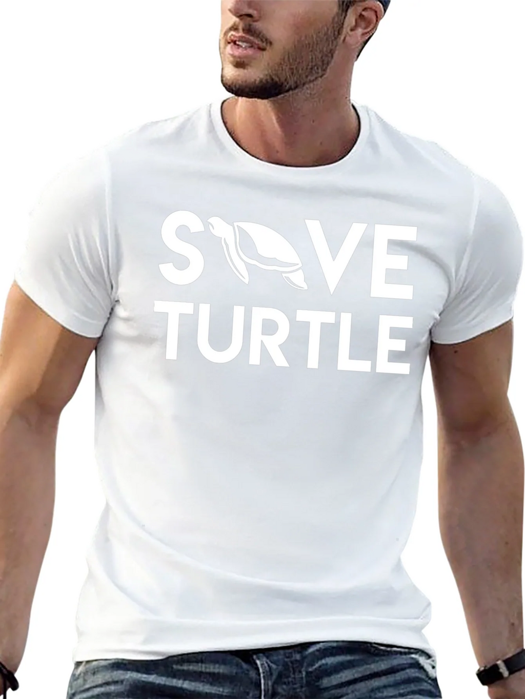 Save Turtle Graphic T-Shirt