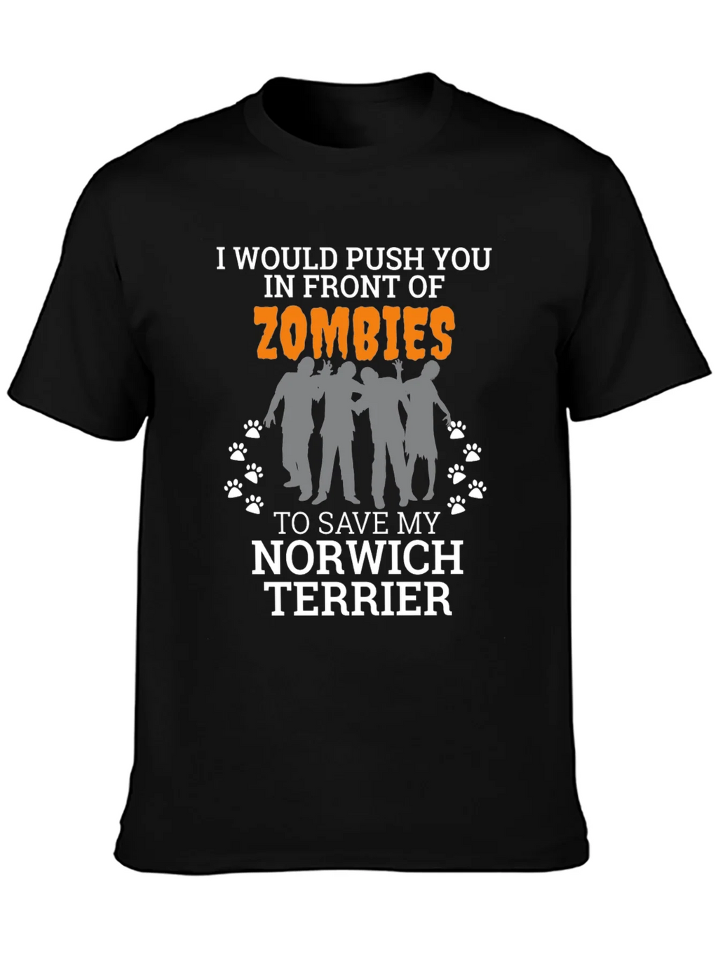 Zombie Norwich Terrier T-Shirt