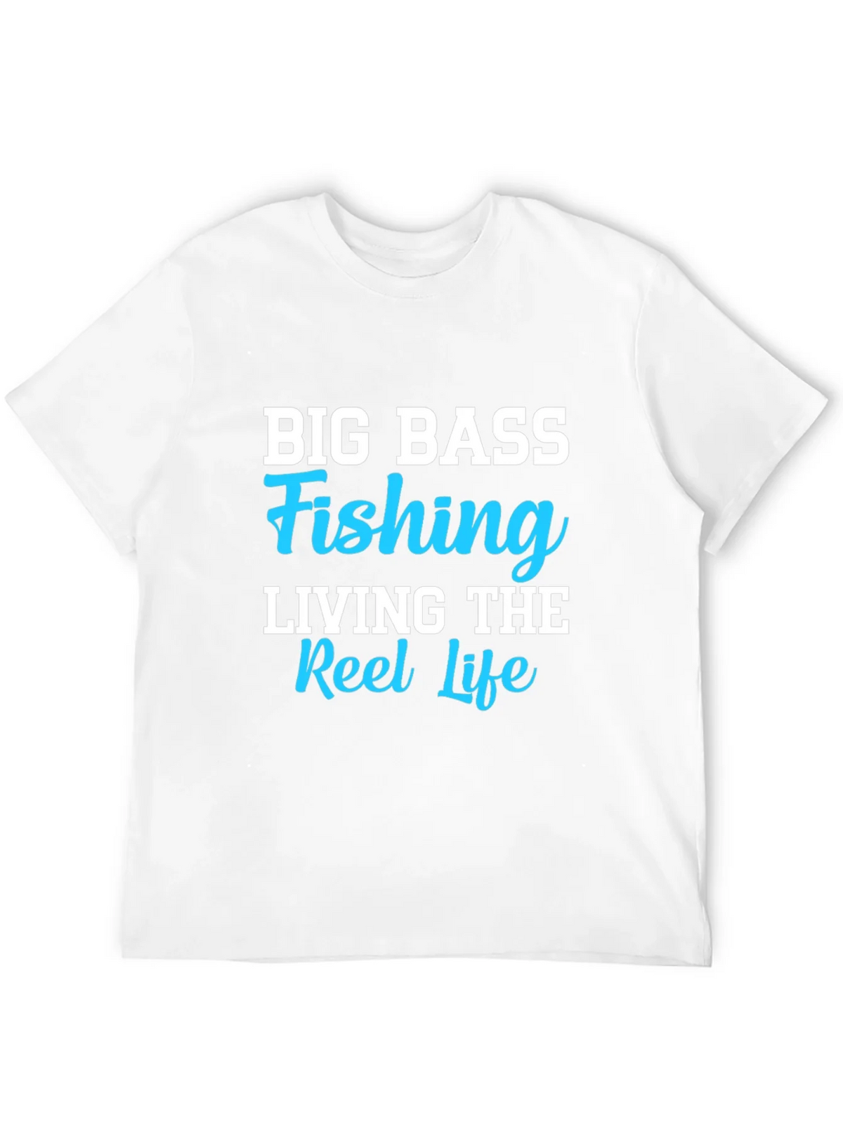 Big Bass Fishing T-Shirt - Reel Life Tee