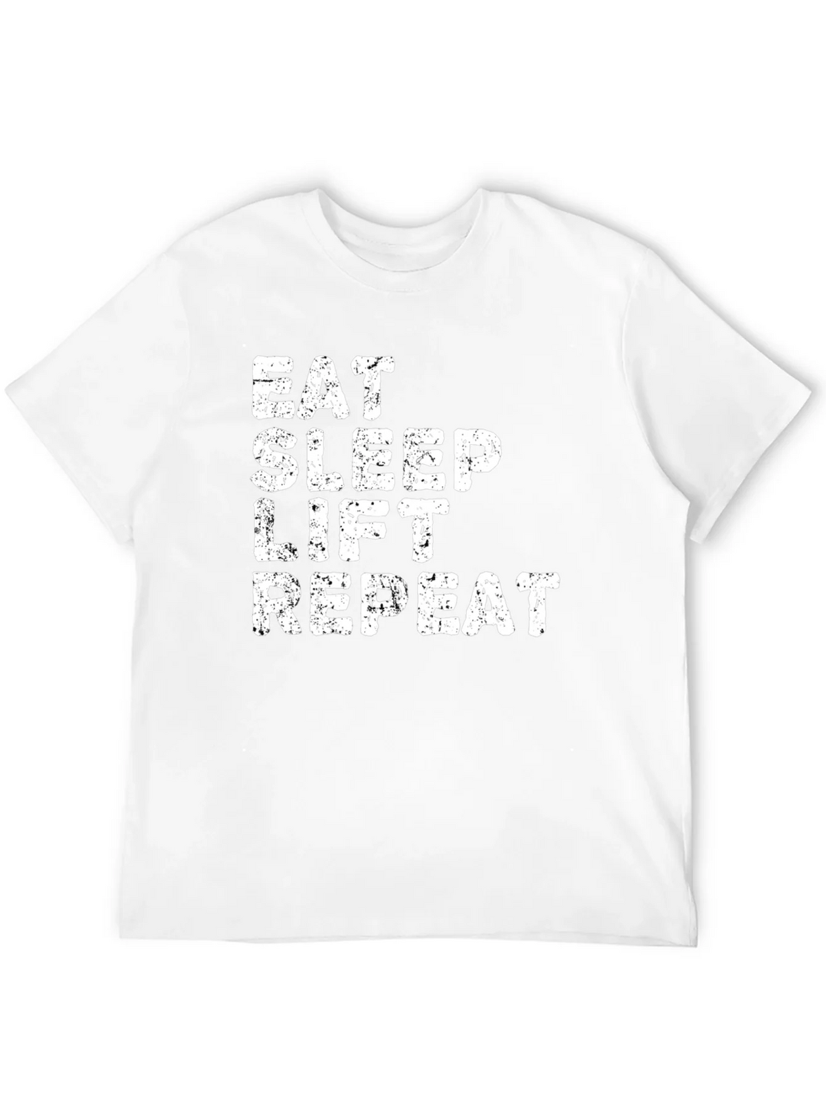 Eat Sleep Lift Repeat Black T-Shirt