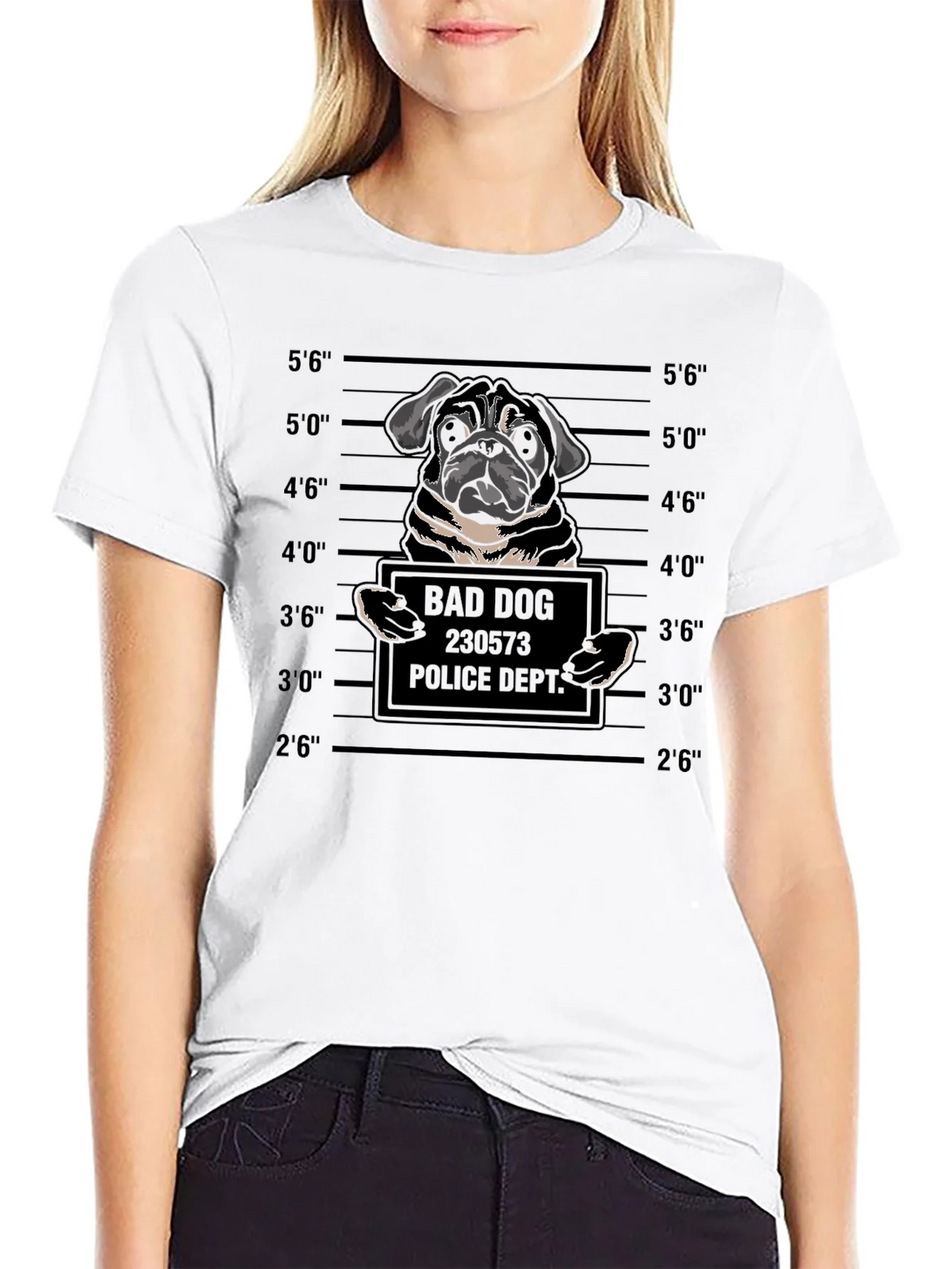 Bad Dog Mugshot Graphic Tee