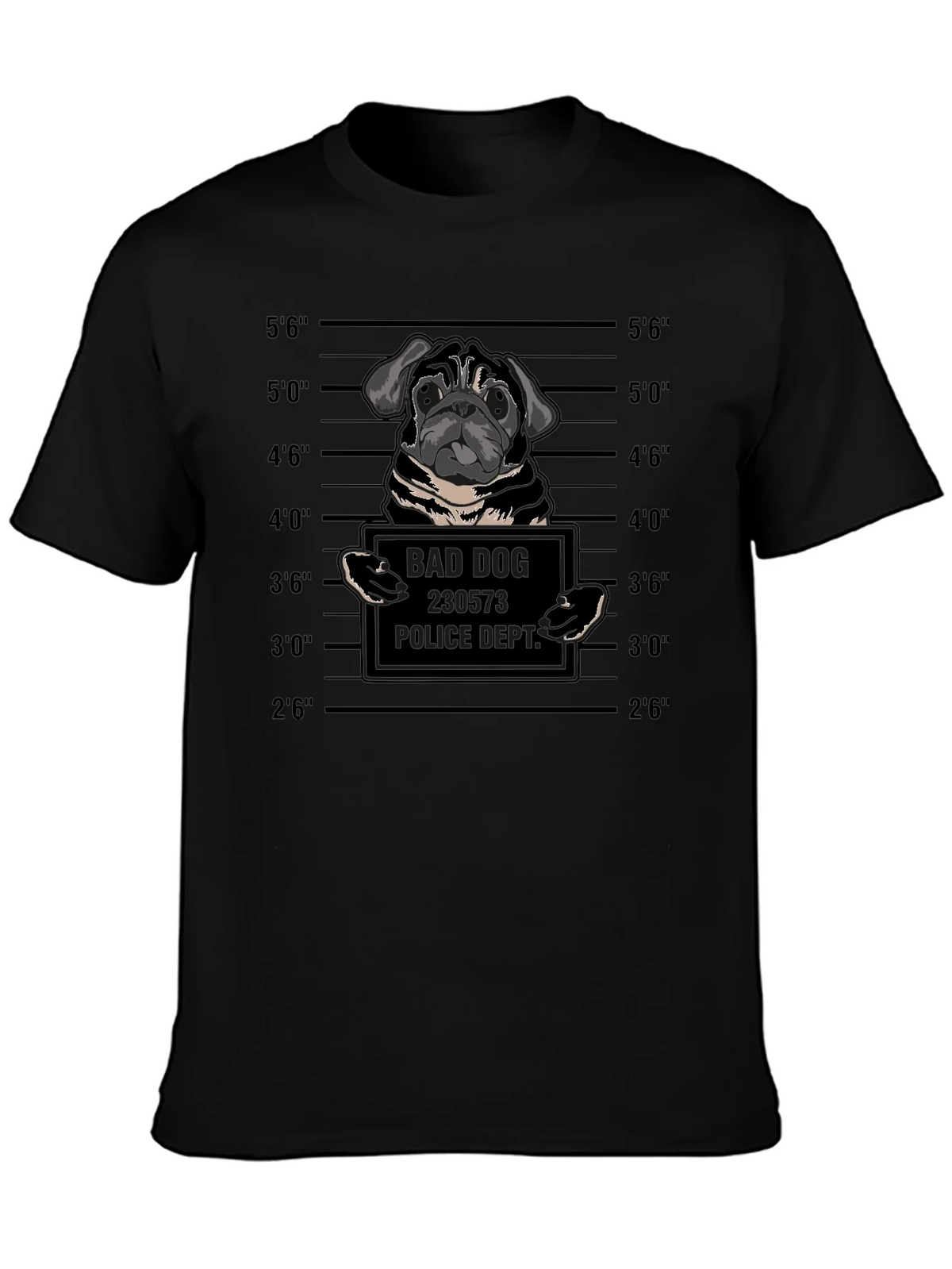 Bad Dog Mugshot Graphic Tee