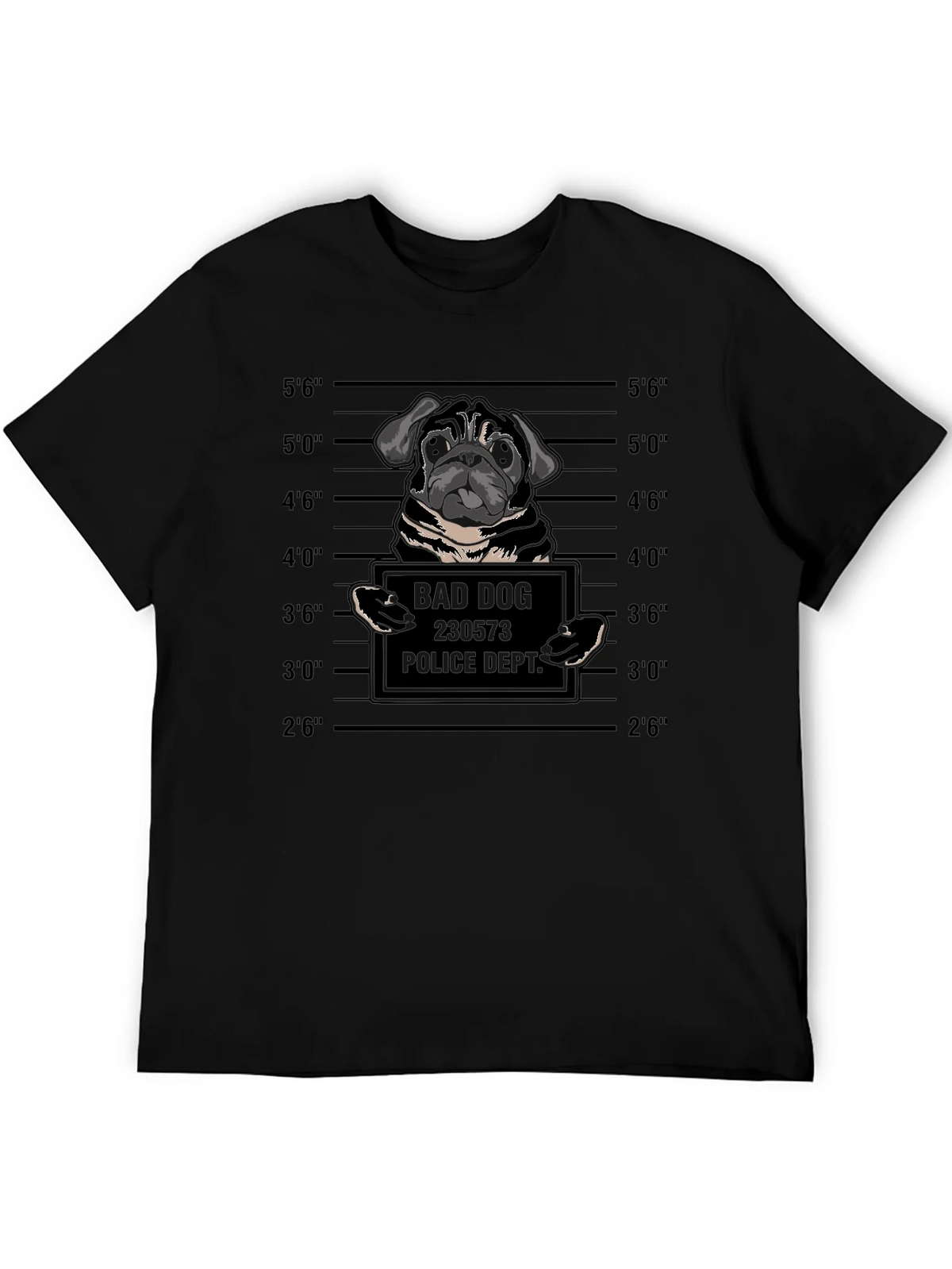Bad Dog Mugshot Graphic Tee