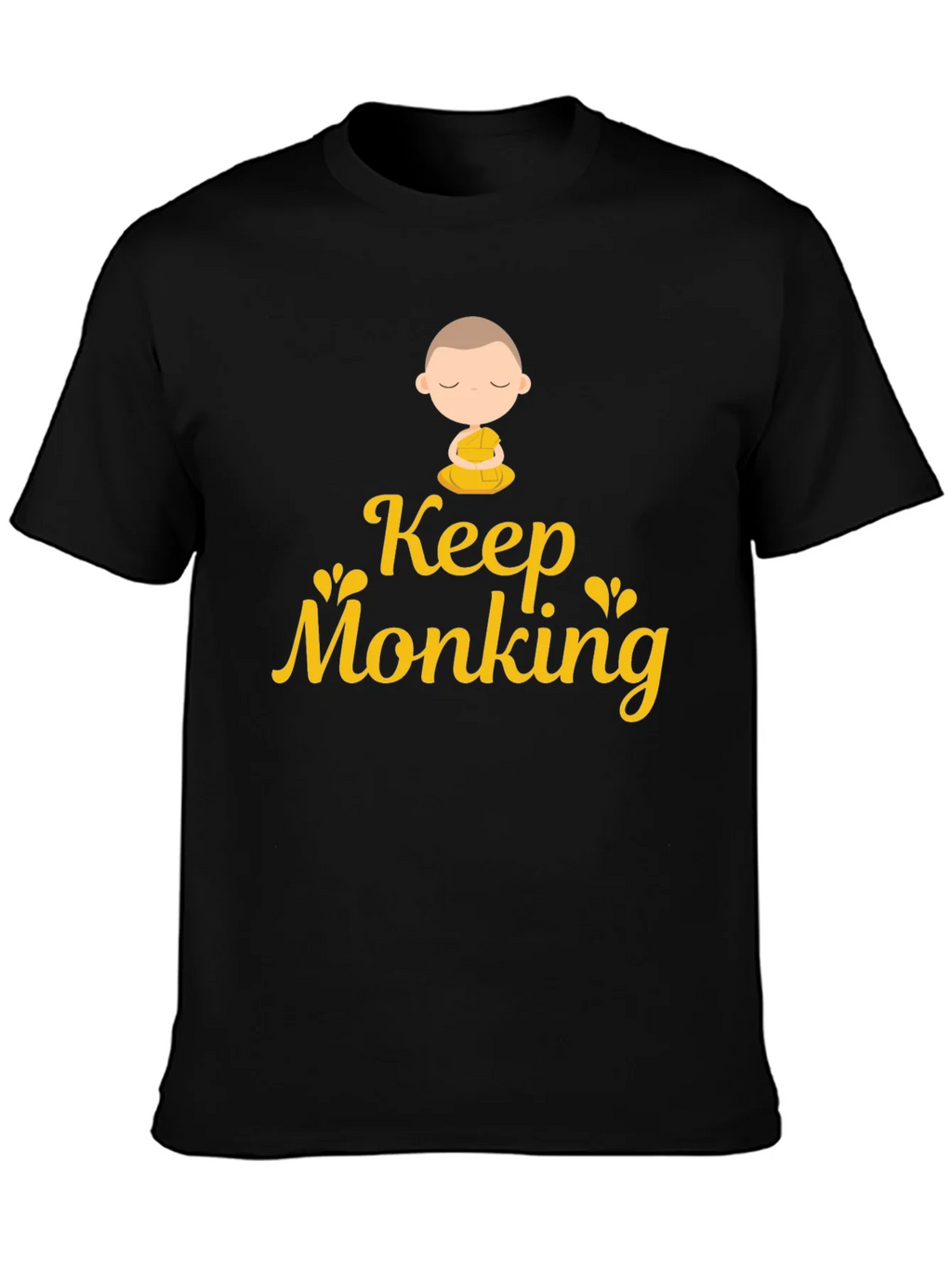 Keep Monking T-Shirt - Funny Monk Design