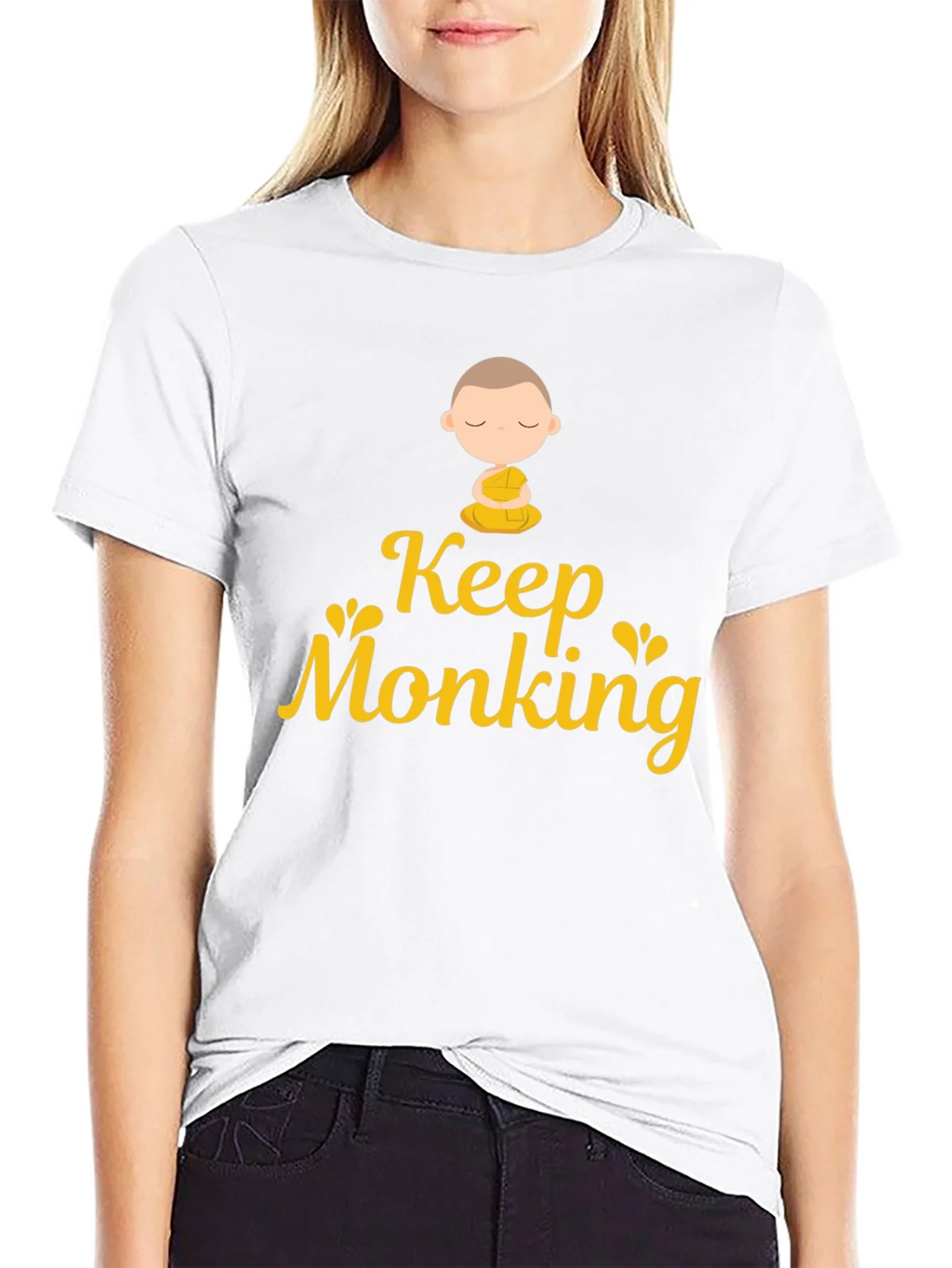 Keep Monking T-Shirt - Funny Monk Design
