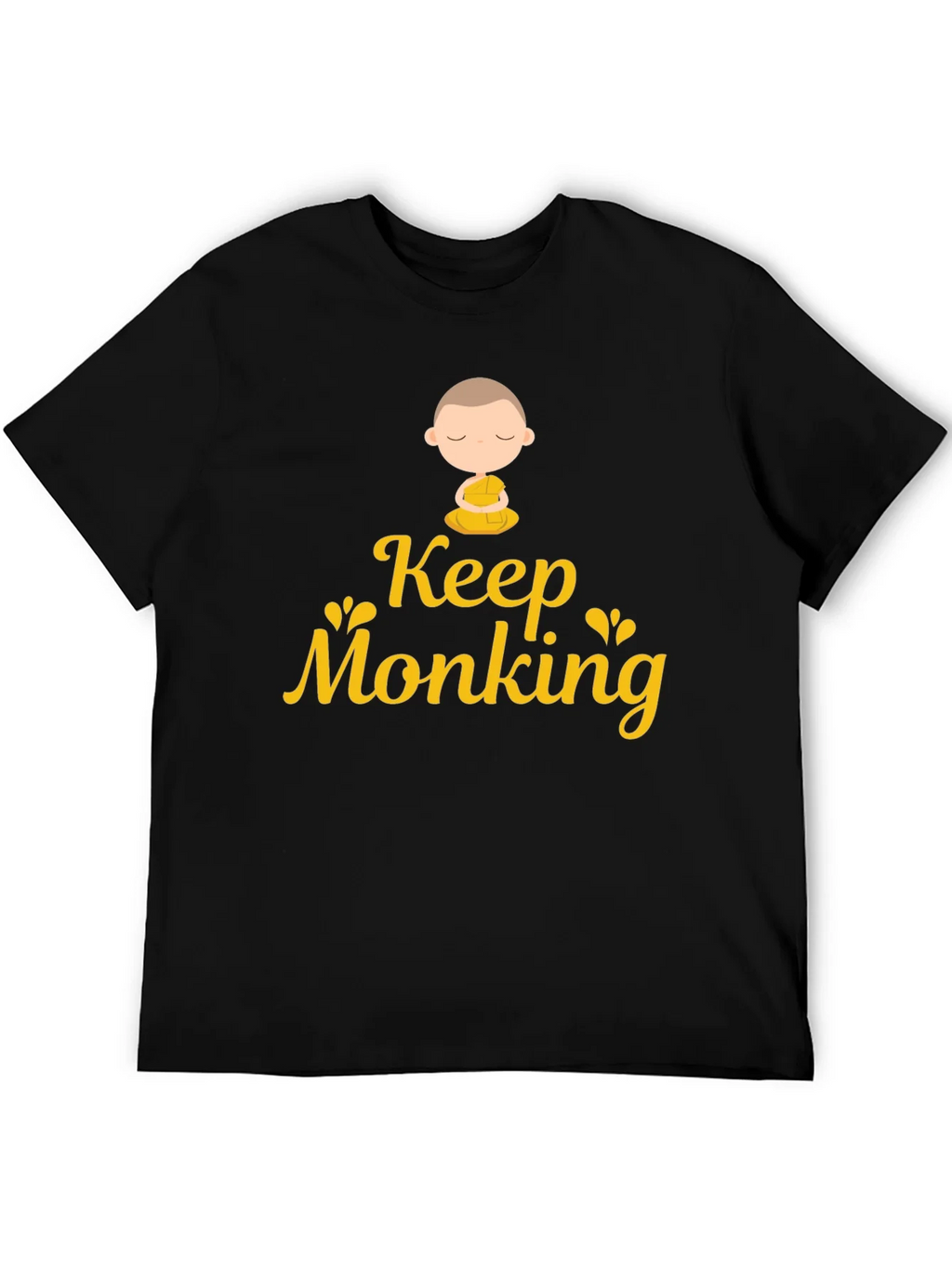 Keep Monking T-Shirt - Funny Monk Design