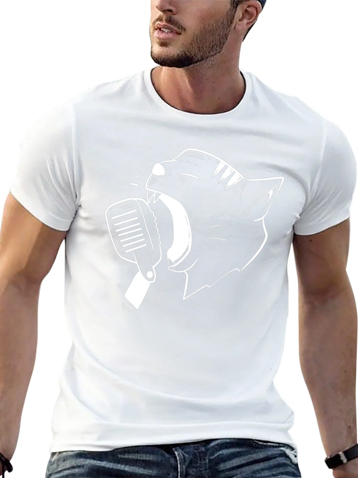 Black Panther Singer T-Shirt - Cool Graphic Tee