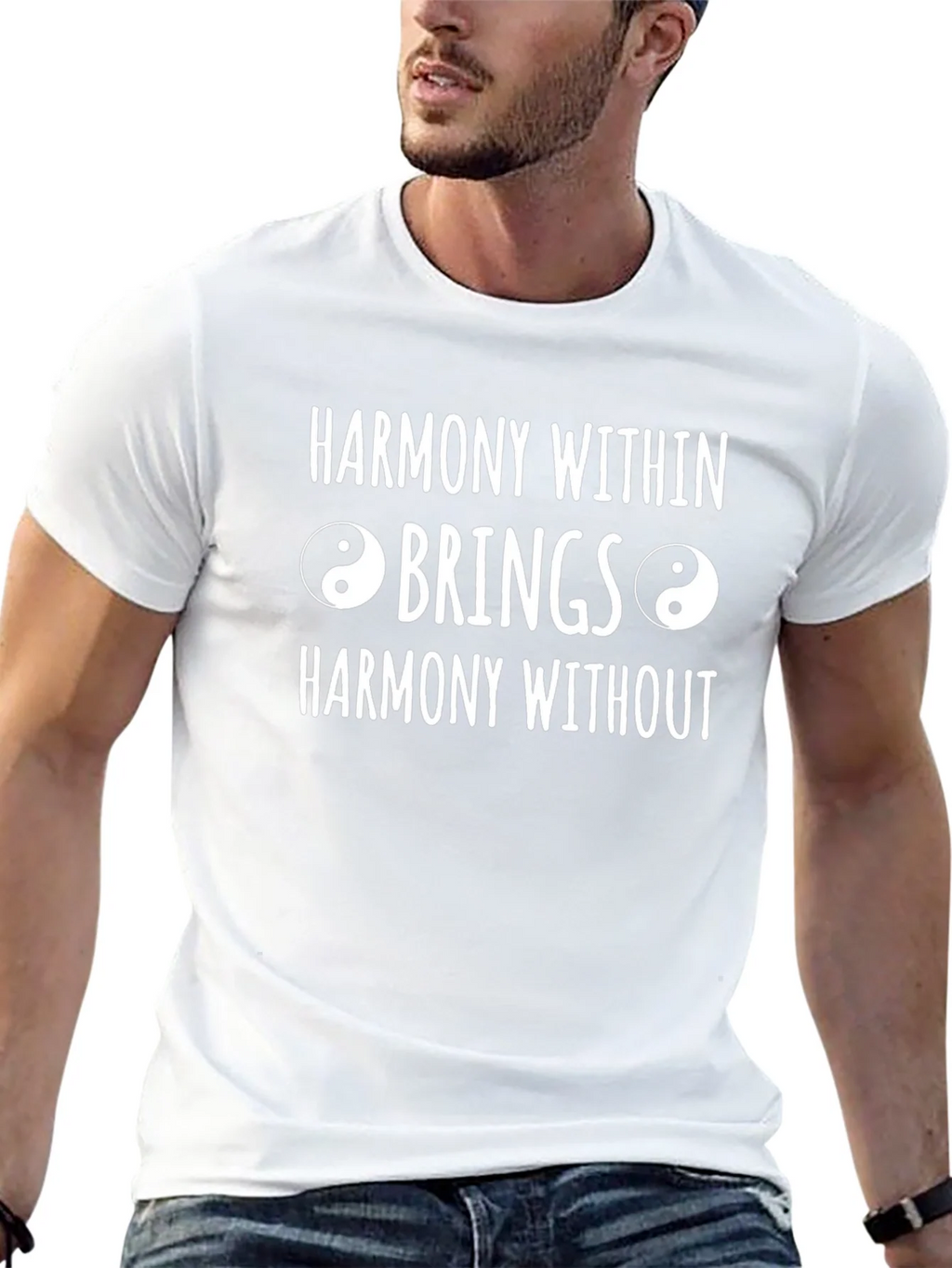 Harmony Within T-Shirt - Yin Yang Graphic Tee
