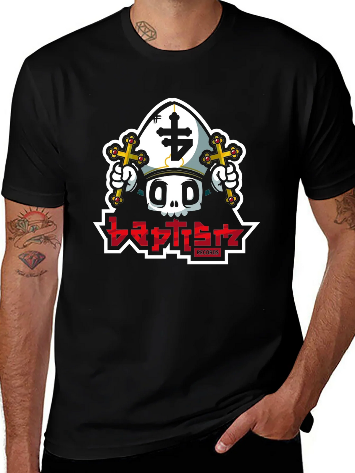 Baptizm Records Graphic T-Shirt