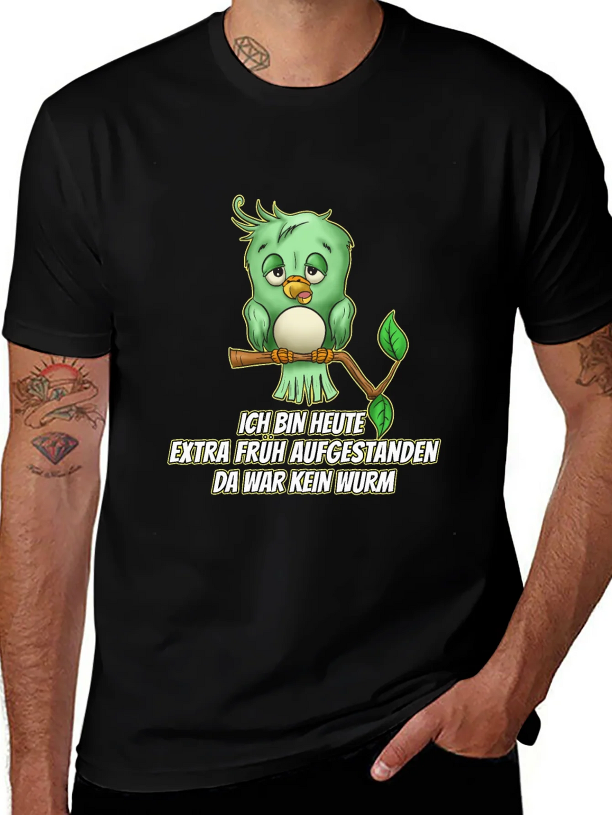 Funny German Early Bird T-Shirt - No Worm!
