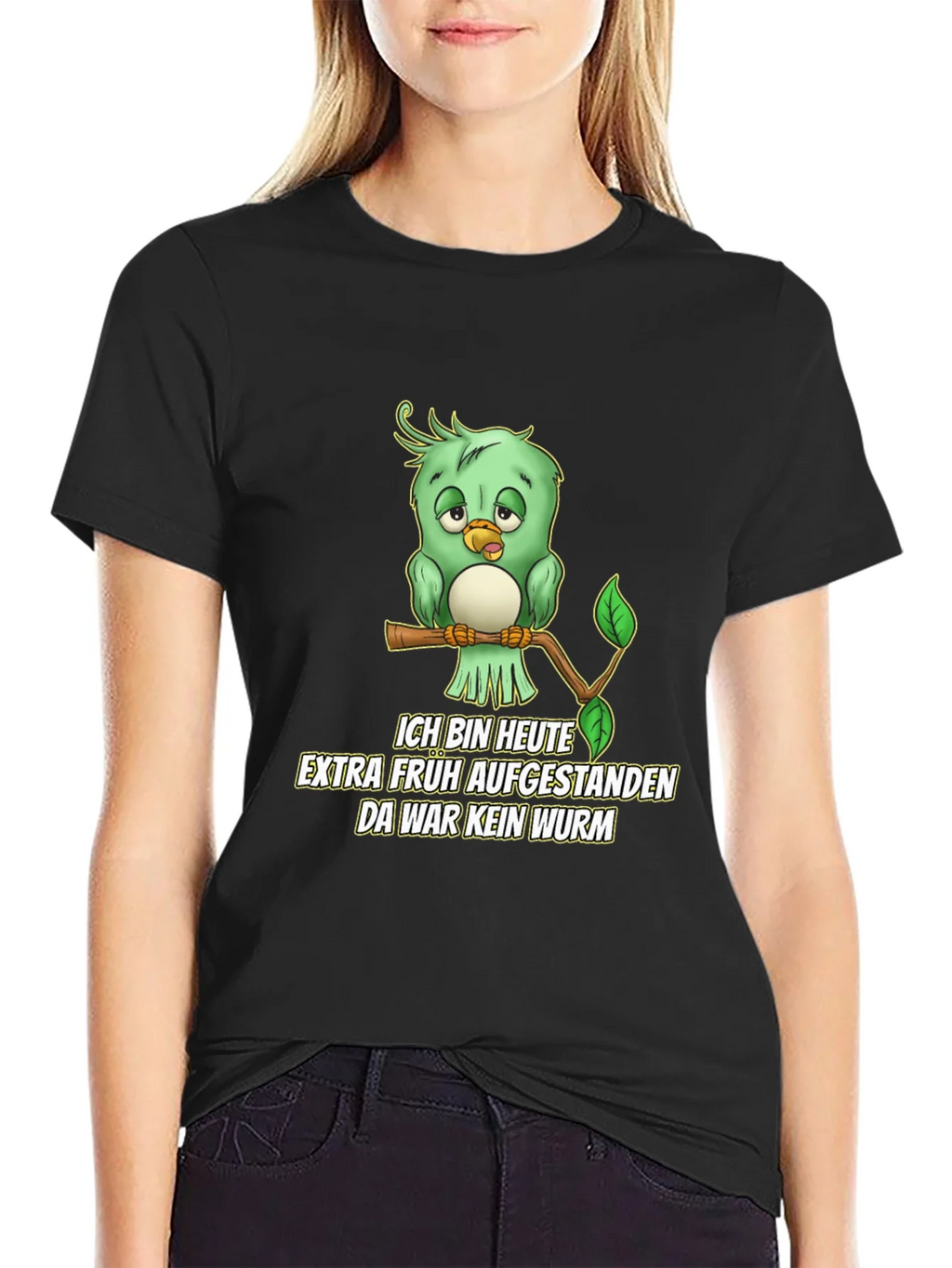 Funny German Early Bird T-Shirt - No Worm!
