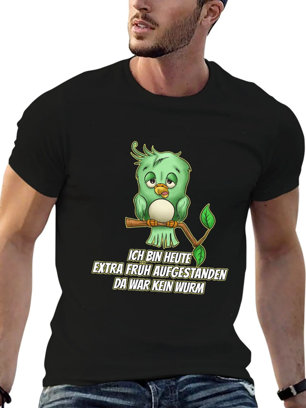 Funny German Early Bird T-Shirt - No Worm!