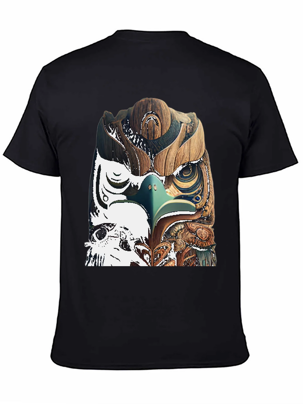 Wood Owl Graphic Tee - Unique Nature Style