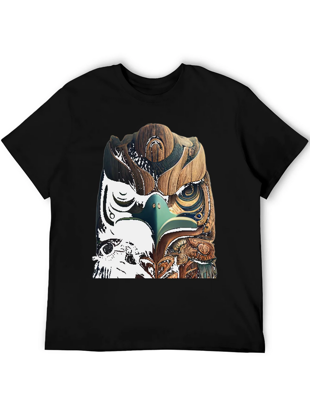Wood Owl Graphic Tee - Unique Nature Style