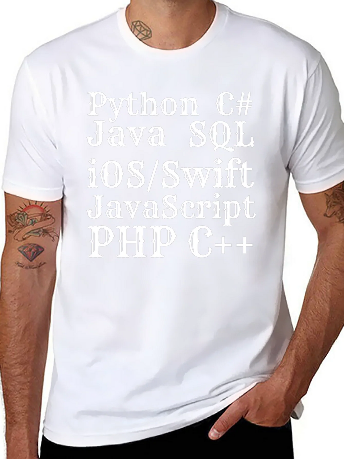 Programmers Choice T-Shirt: Python Java SQL PHP & More!