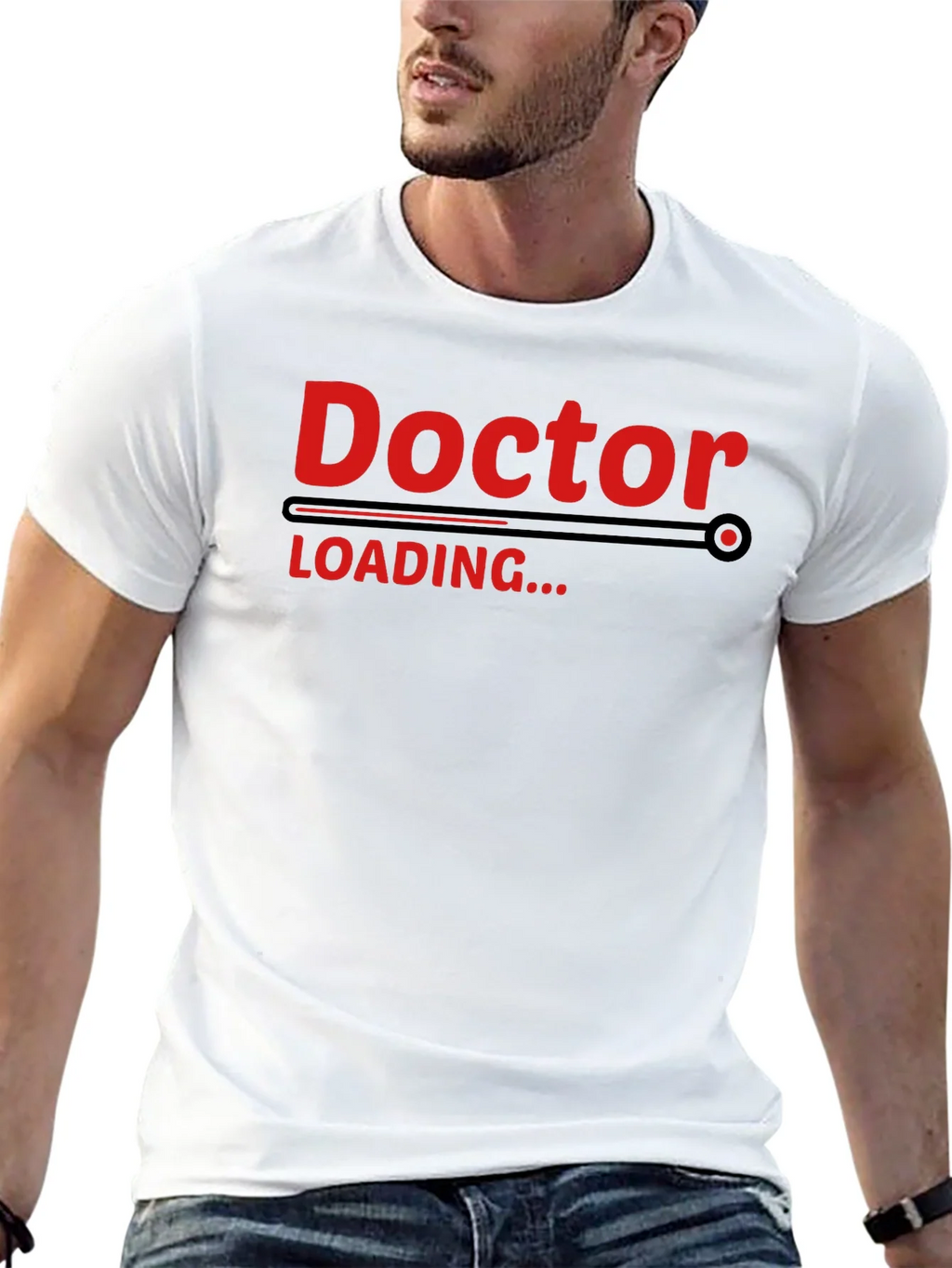 Doctor Loading Funny Graphic T-Shirt