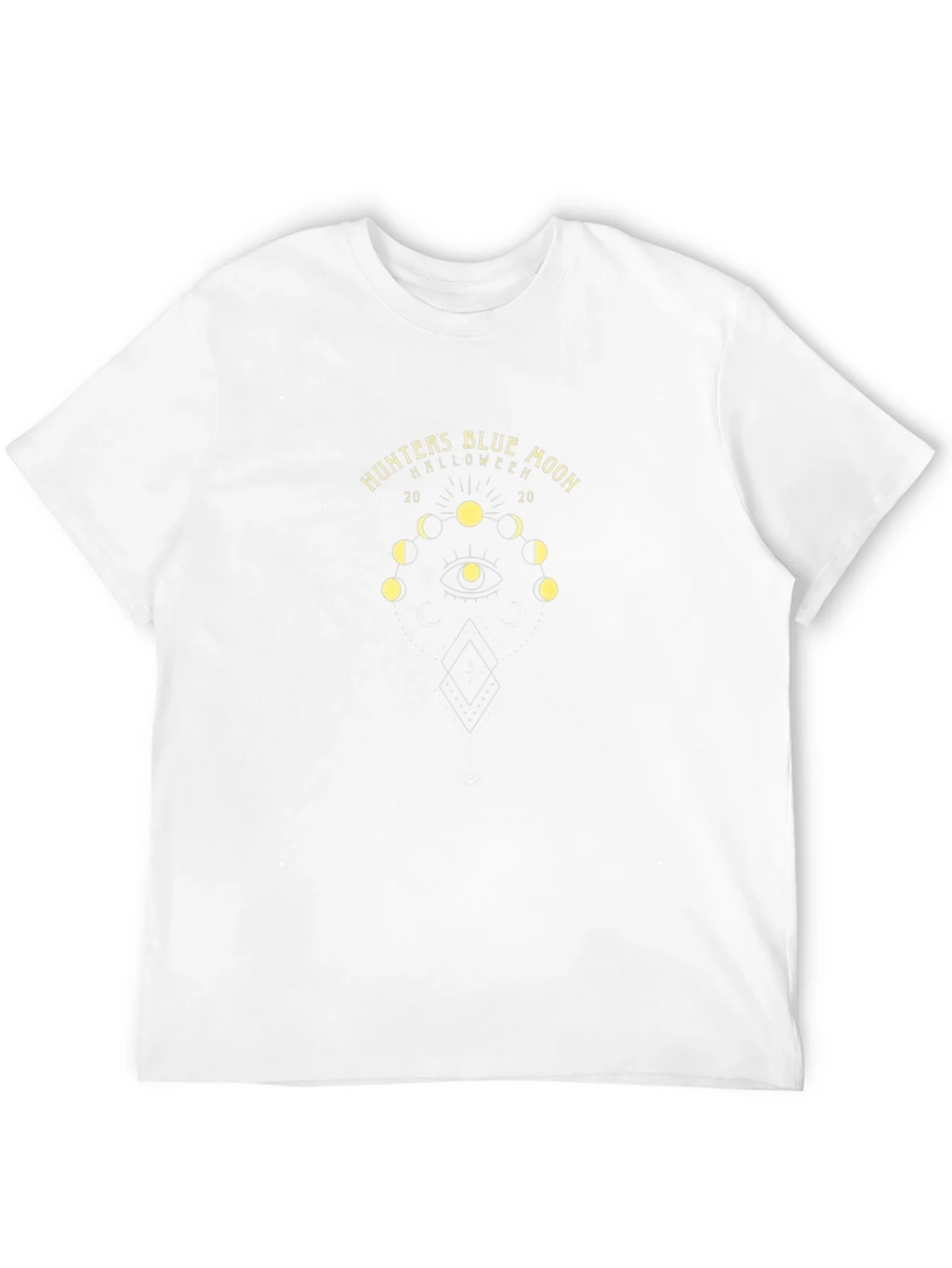 Hunters Blue Moon Halloween Graphic Tee - Black