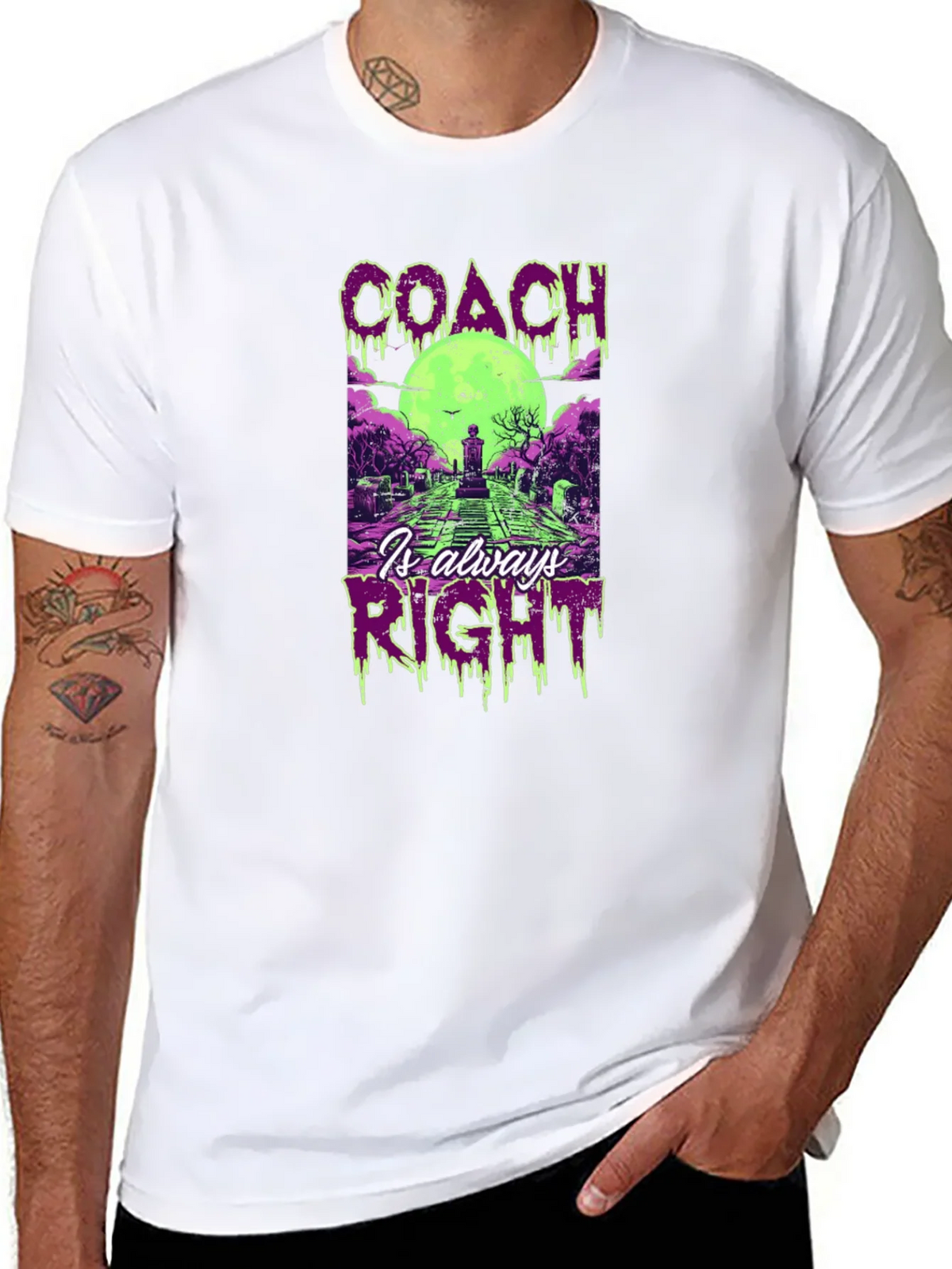 Coach Is Always Right Halloween T-Shirt